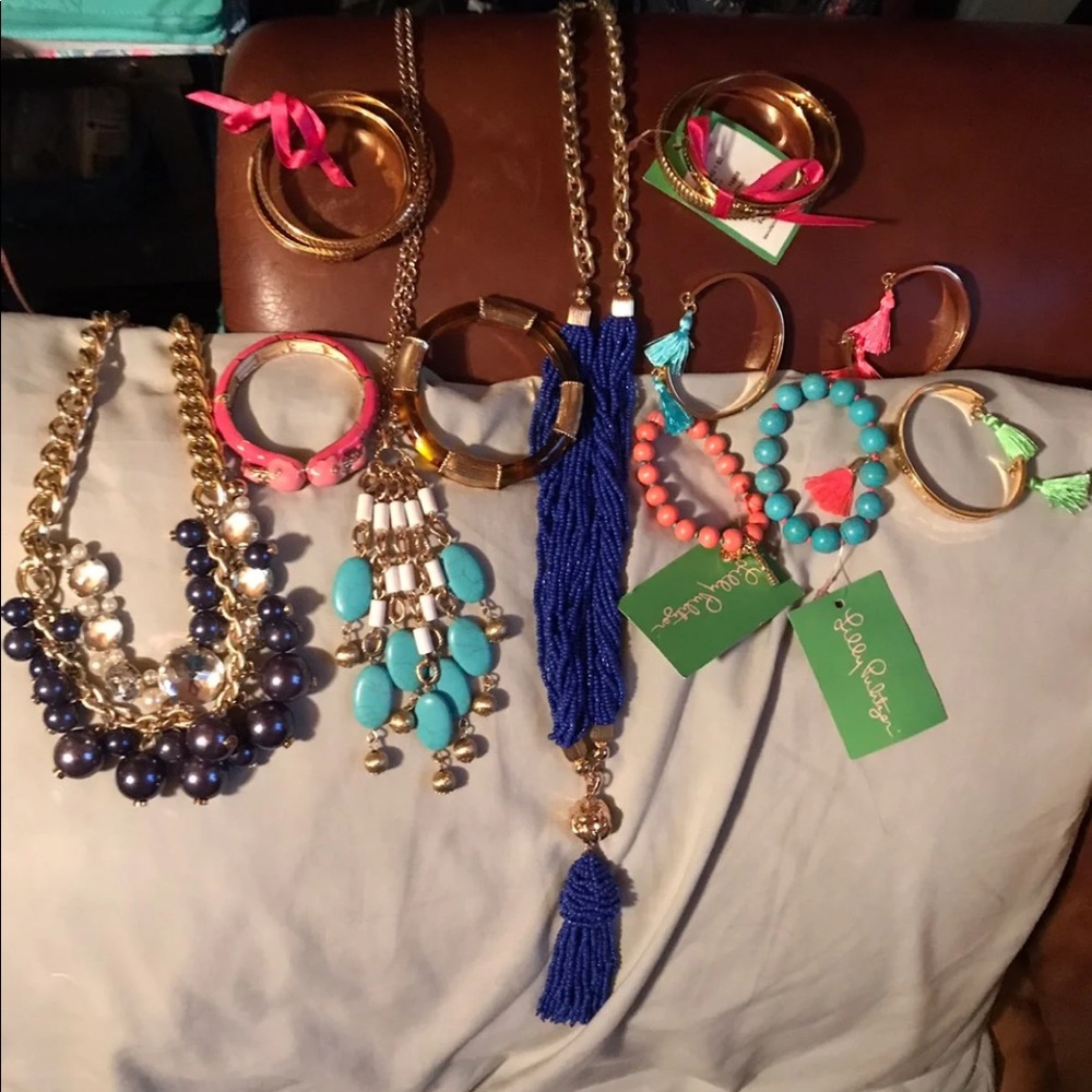 Lilly Pulitzer lot of 14 pcs of jewelry